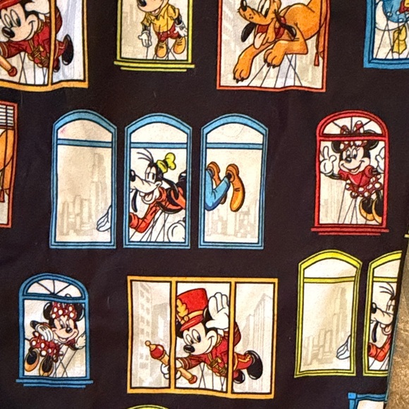 Disney Black Multicolor Character Pajama Set - Picture 7 of 11